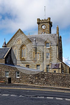 Lerwick Town Hall in Lerwick - Shetland Islands, Scotland
