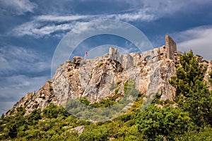 Les Baux-de-Provence, castle in Provence, France