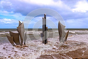 Les Braves Memorial on Omaha Beach