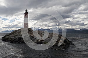 Les eclaireurs lighthouse in Beagle Channel, Ushuaia photo
