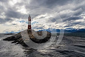 Les eclaireurs lighthouse in Beagle Channel, Ushuaia photo