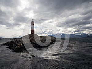 Les eclaireurs lighthouse in Beagle Channel, Ushuaia photo