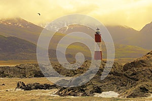 Les Eclaireurs Lighthouse of the end of the world, Ushuaia, Argentina