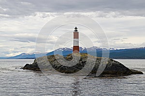 Les Eclaireurs Lighthouse, Ushuaia, Patagonia, Argentina photo