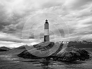 Les Eclaireurs Lighthouse, view by the sea photo