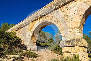 Les Ferreres Aqueduct, also known as Pont del Diable - Tarragona, Spain