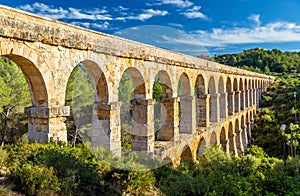 Les Ferreres Aqueduct, also known as Pont del Diable - Tarragona, Spain photo