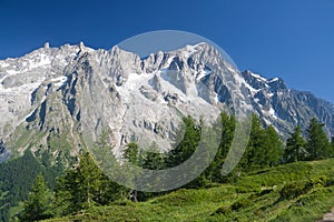 Les Grandes Jorasses - Mont Blanc photo