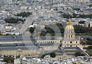 Les Invalides monumet in Paris France