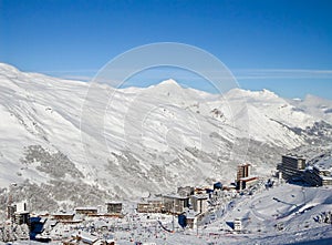 Les Menuires, 3 Valleys ski resort in the Alps