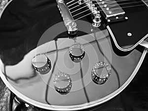 Les Paul Guitar close-up