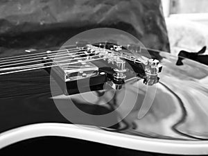 Les Paul Guitar close-up