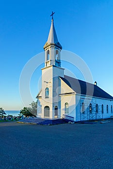 Les Saints-Sept-Freres Catholic church, in Grosses-Roches