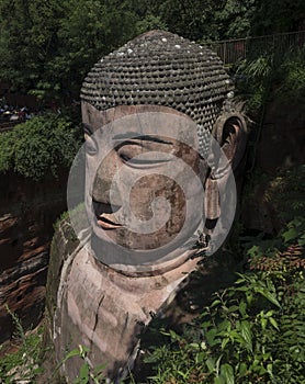 Leshan Buddha near Chengdu, China