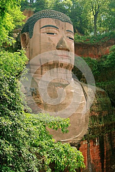 Leshan, China: Giant Buddha Statue