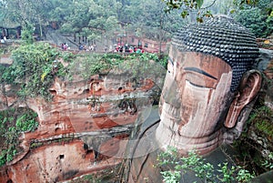 Leshan Giant Buddha in Mt.Emei photo