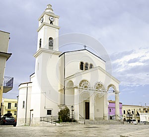 Lesina Gargano Puglia Italy white church annunziata photo