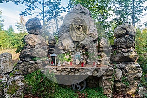 Lesni poboznost shrine in Frantiskovy Lazne in Czech republic