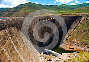 Lesotho Highlands Water Project The Katse Dam in South Africa