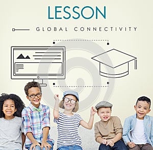 Lesson Global Connectivity Student Graphic Concept