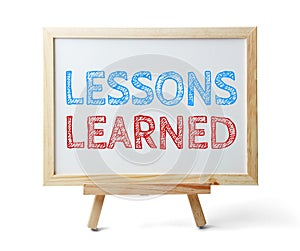 Lessons learned photo
