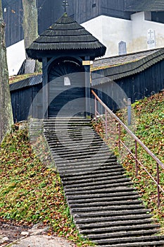 Lestiny, Protestant wooden church