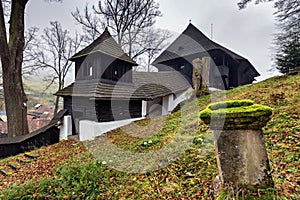 Lestiny, wooden evangelical church