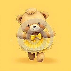 Let the ballerina teddy bear spark your Ä±magination