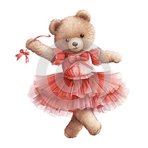 Let the ballerina teddy bear spark your Ä±magination