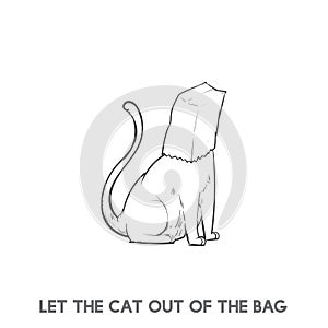 Let the cat out of the bag