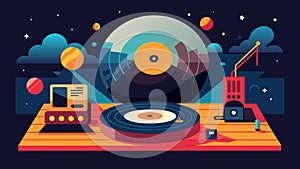 Let the music move you and the sensory experiences captivate you at our vinyl night a perfect harmony of sound and photo