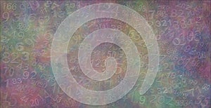 Let Numerology Guide You Rustic Background Template photo