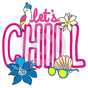 Let`s chill summer elements