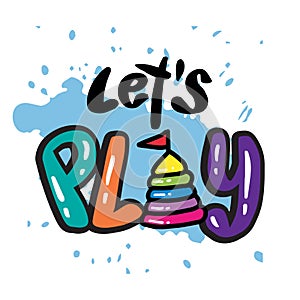 Let`s play  hand lettering.