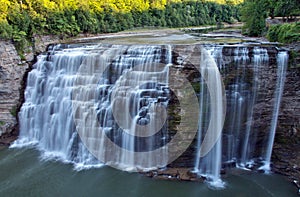 Letchworth Middle Falls on the Genesee River