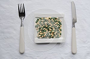 Lethal cocktail of pills