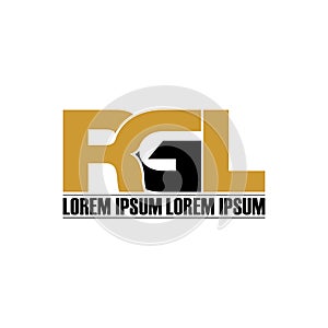 Letter RGL simple monogram logo icon design. photo