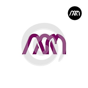 Letter AAM Monogram Logo Design