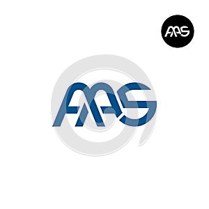 Letter AAS Monogram Logo Design photo