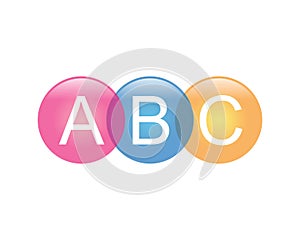 Letter ABC logo design template elements
