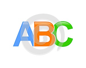 Letter ABC logo design template elements