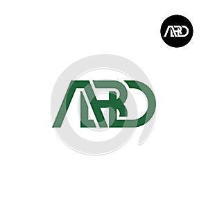 Letter ABD Monogram Logo Design photo