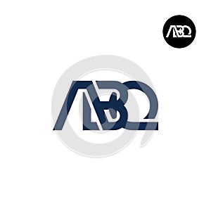 Letter ABQ Monogram Logo Design photo