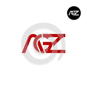 Letter AGZ Monogram Logo Design