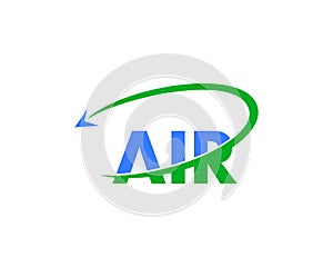 Letter Air Travel Logo Design Template