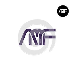 Letter AMF Monogram Logo Design
