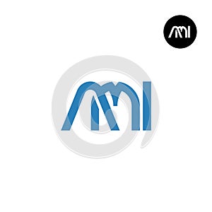 Letter AMI Monogram Logo Design