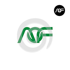 Letter AOF Monogram Logo Design photo