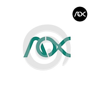 Letter AOX Monogram Logo Design