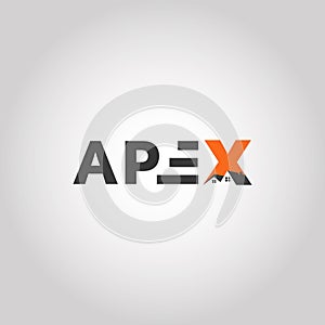 Letter APEX real estate logo photo